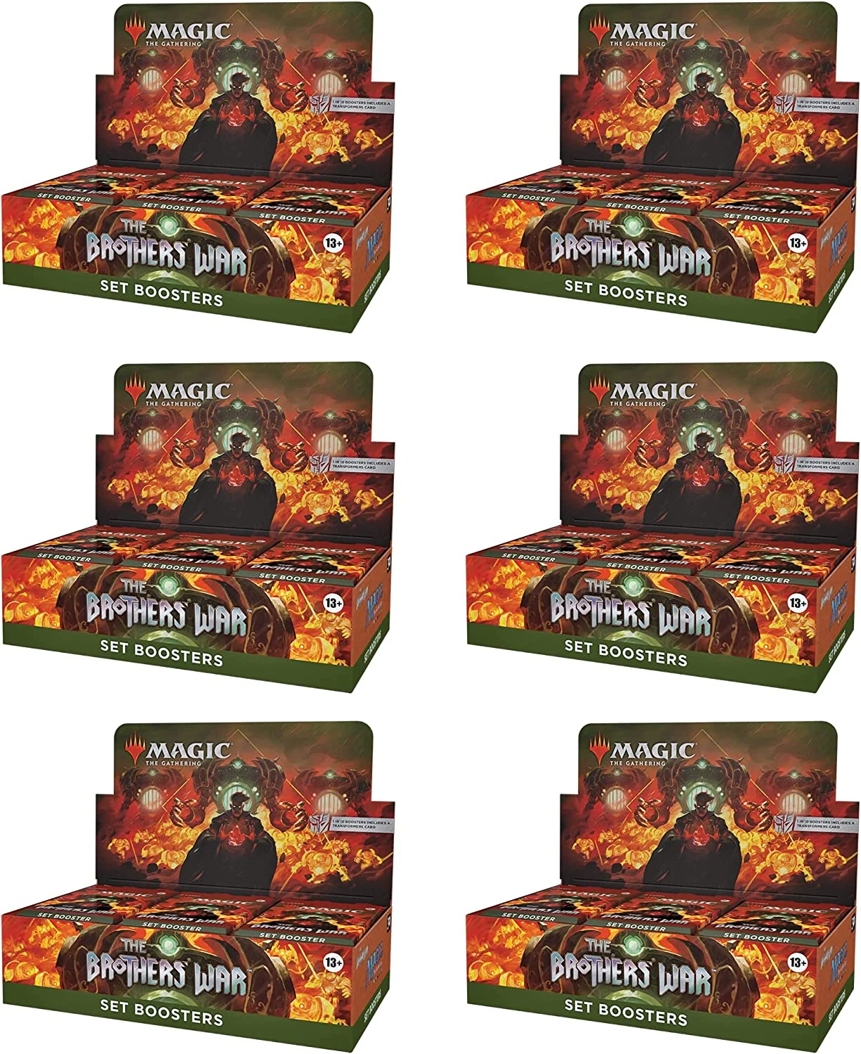 Magic: The Gathering Set Booster Box Case - The Brothers' War (Case of 6)