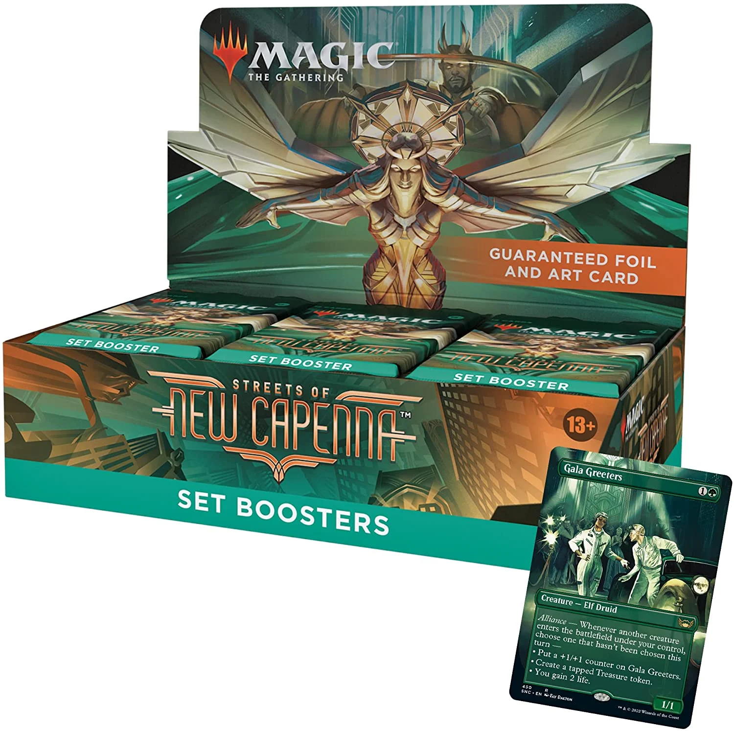 Magic: The Gathering Set Booster Box Case - Streets of New Capenna (Case of 6)