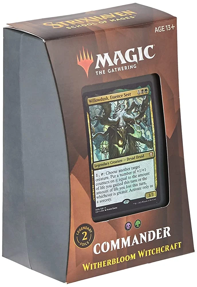 Magic The Gathering Strixhaven Commander Deck - Witherbloom Witchcraft (Black-Green)