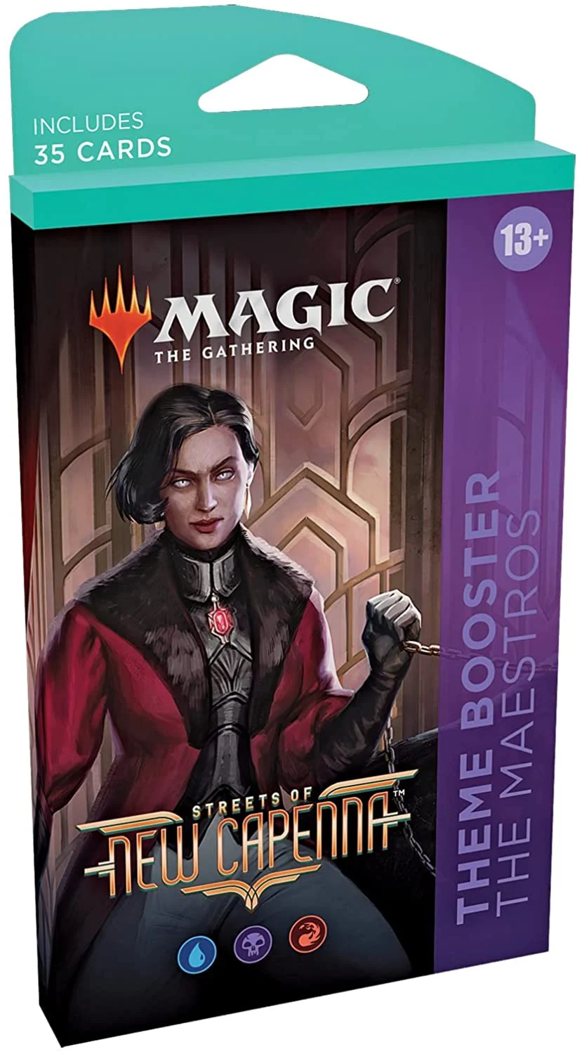 Magic: The Gathering Theme Booster Pack - Streets of New Capenna - Maestros (Black, Blue, Red)