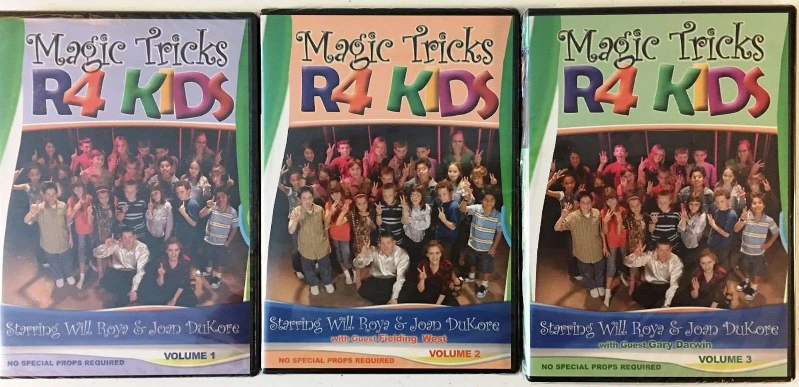 Magic Tricks R4 Kids 3 DVD Set