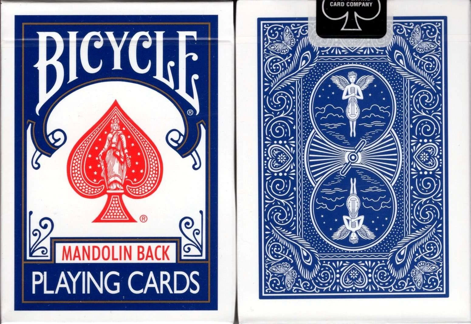 Mandolin 809 Back Blue Bicycle Playing Cards