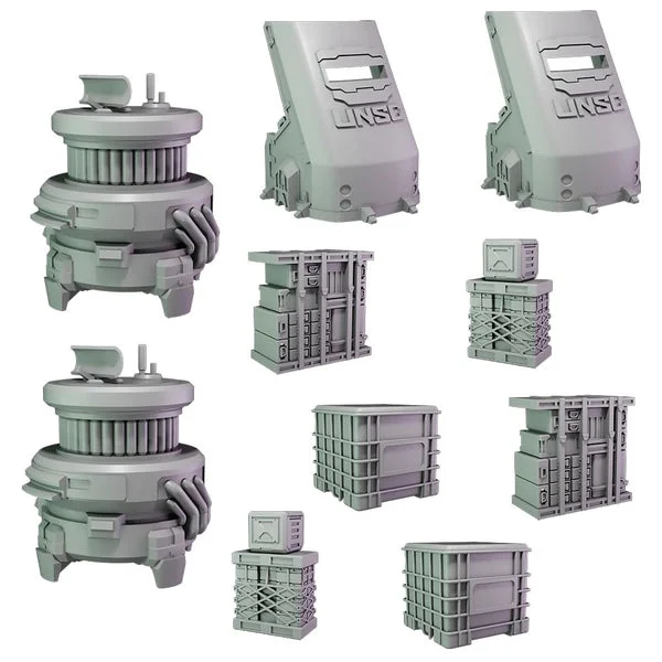 mantic Games, Halo Flashpoint Miniature: UNSC Scenery Set