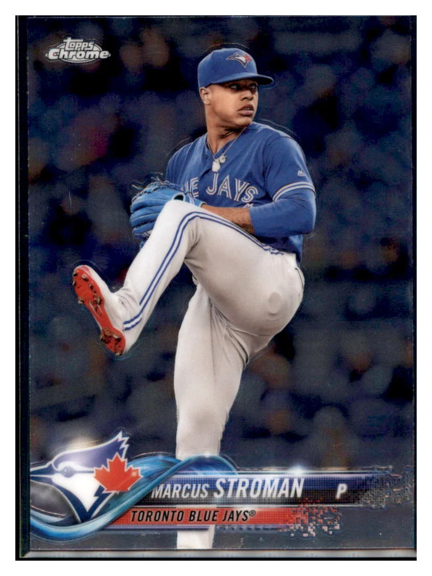 Marcus Stroman 2018 Topps Chrome Toronto Blue Jays #2 Baseball Card M32P2