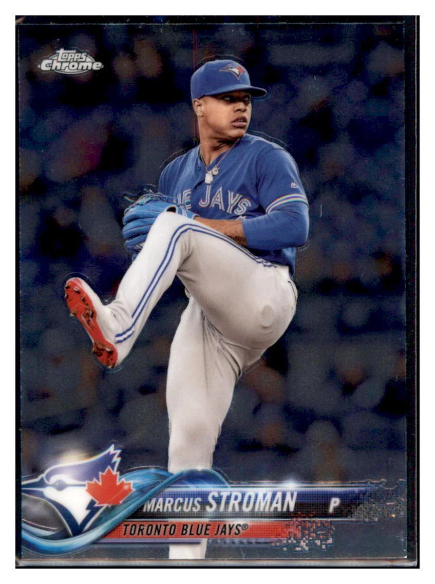 Marcus Stroman Toronto Blue Jays 2018 Topps Chrome #2 Baseball Card M32P3
