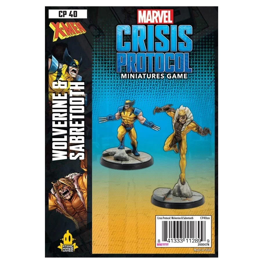 Marvel Crisis ProtocolWolverine and Sabertooth Pack
