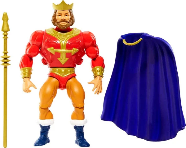 Masters of the Universe Origins King Rando 5.5-in Action Figures, Battle Figures for Storytelling Play and Display, Gift for 6 to 10-Year-Olds and Adult Collectors