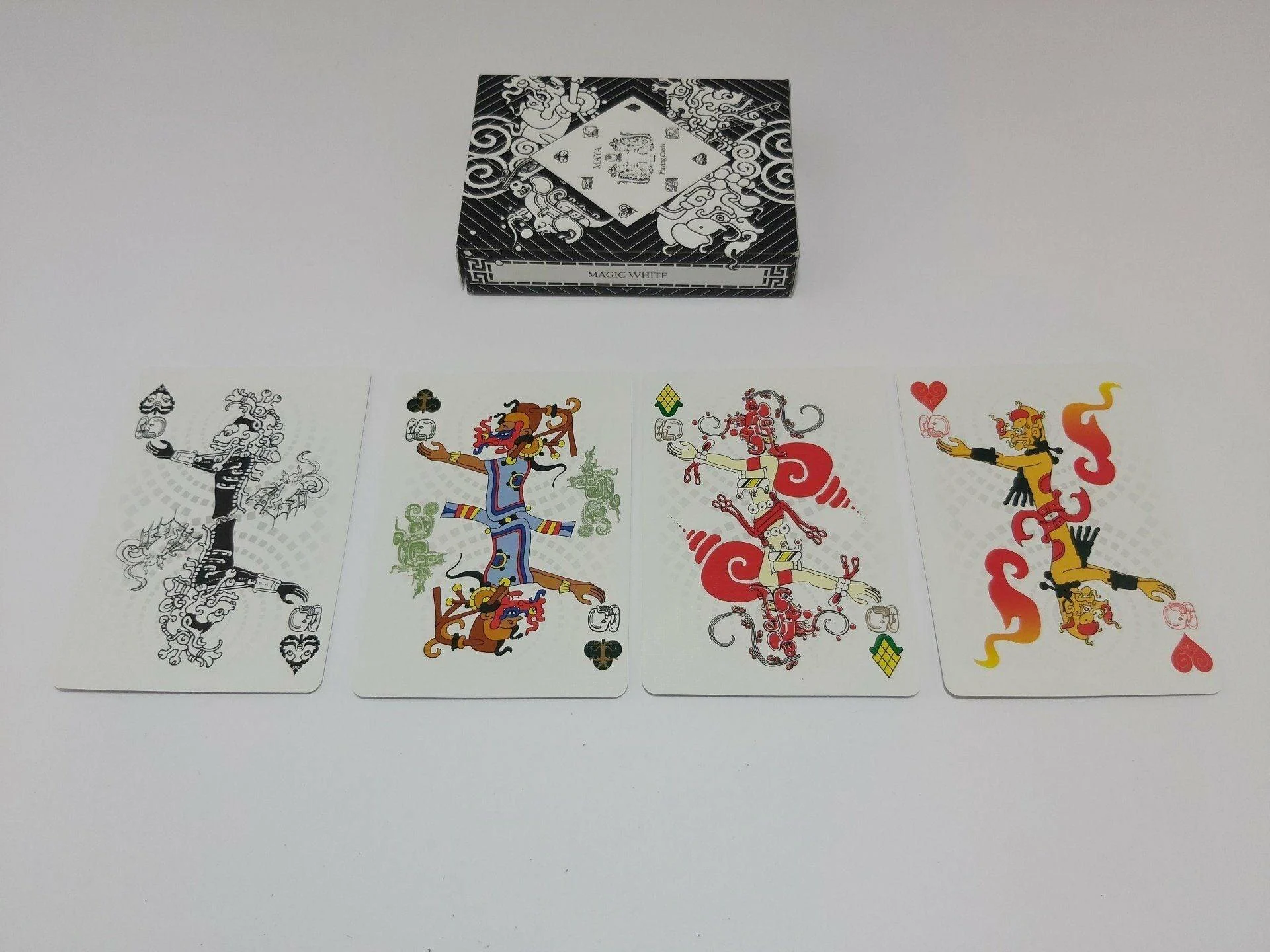 Maya Playing Cards Magic White