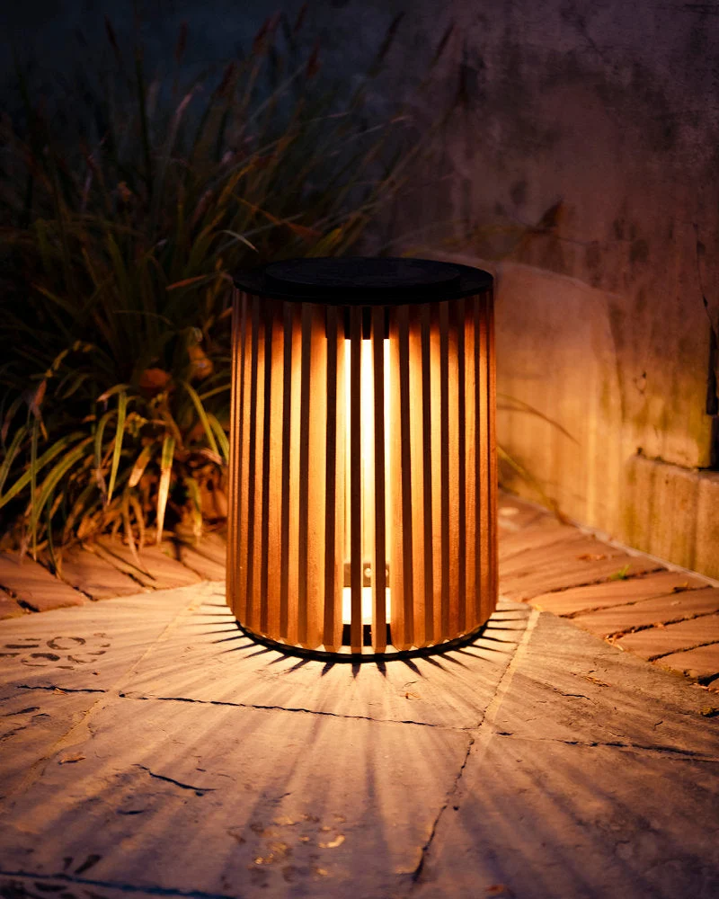 Maya Teak Lamp
