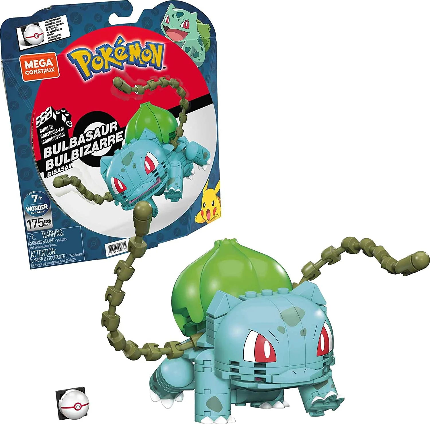 Mega Construx Building Toy - Pokemon Bulbasaur