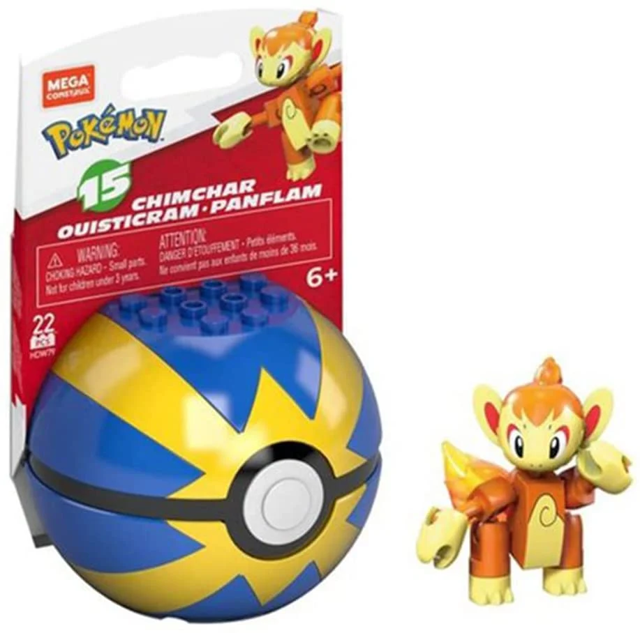 Mega Construx Building Toy - Pokemon Chimchar