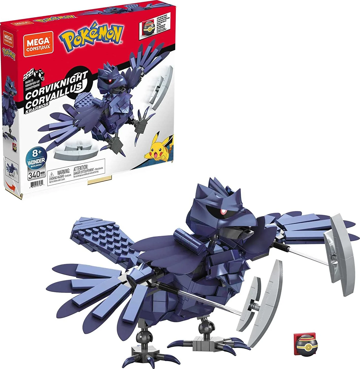 Mega Construx Building Toy - Pokemon Corviknight