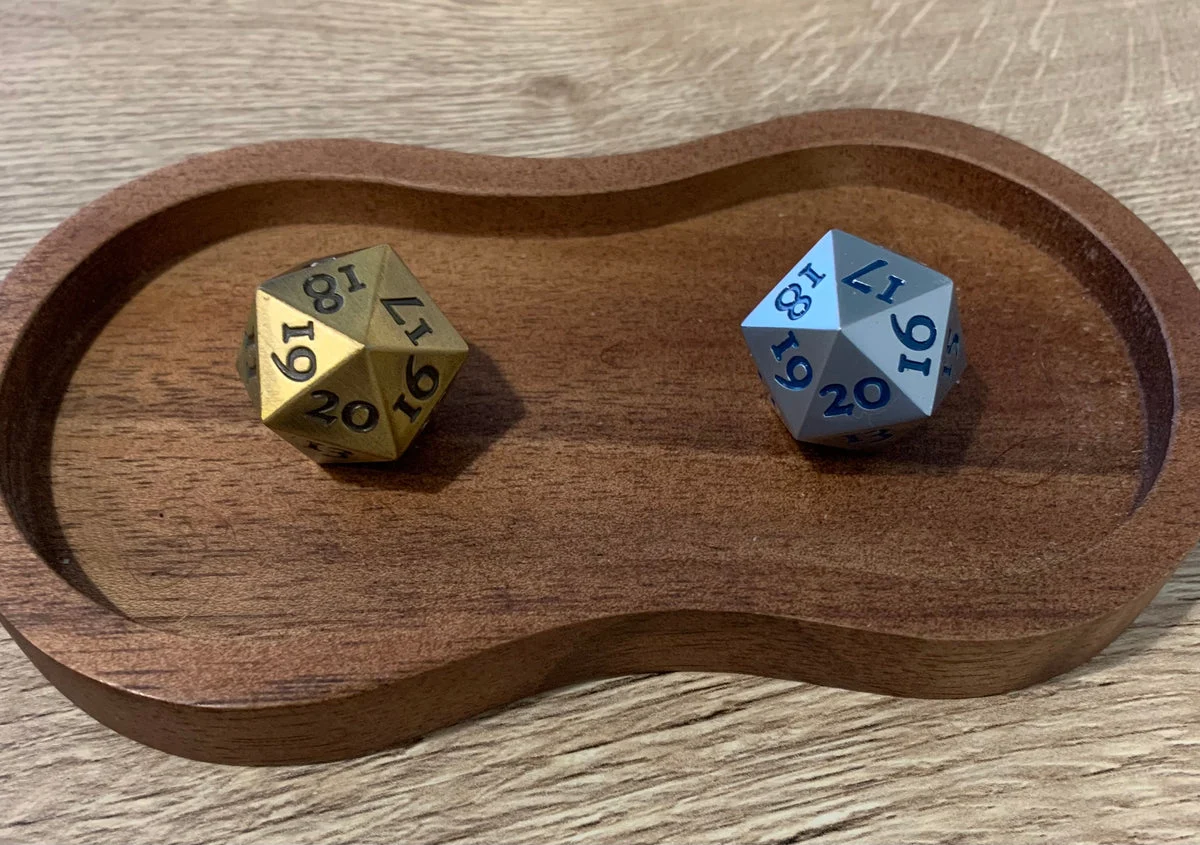 Metal D20 Dice