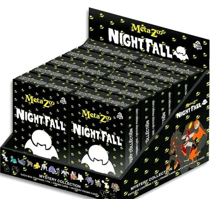 MetaZoo CCG: Mystery Collection Pin Display Box - Nightfall (2nd Edition)