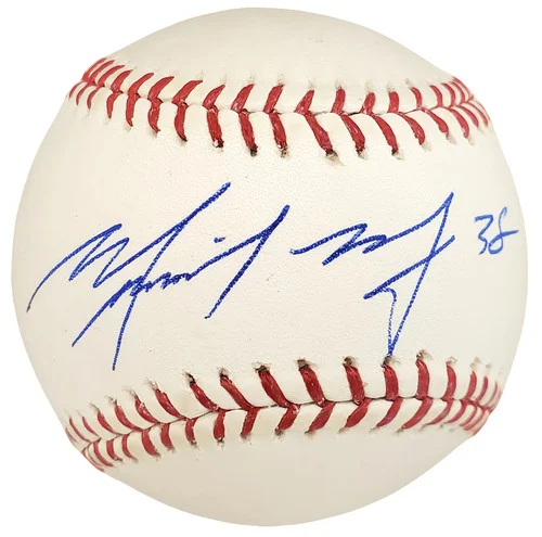 Michael Morse Autographed Official MLB Baseball San Francisco Giants MCS Holo Stock #57860