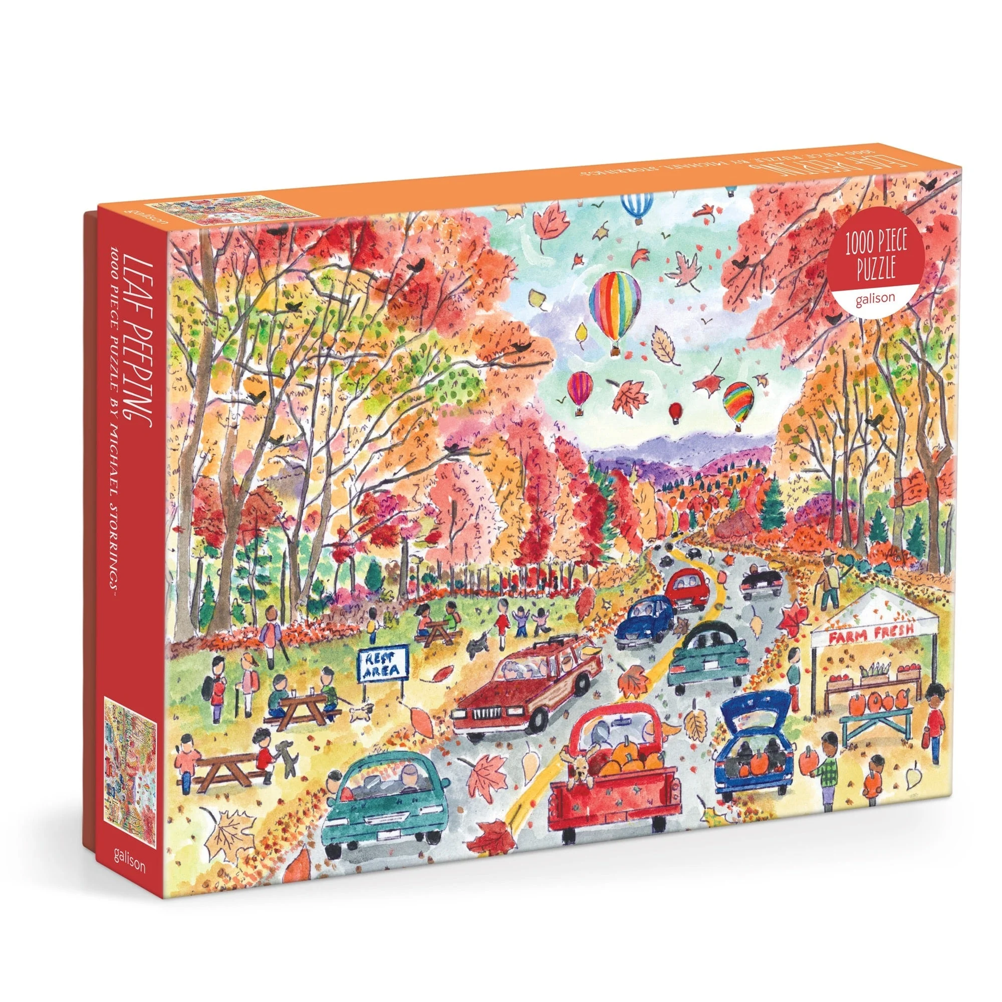 Michael Storrings Leaf Peeping 1000 Piece Puzzle