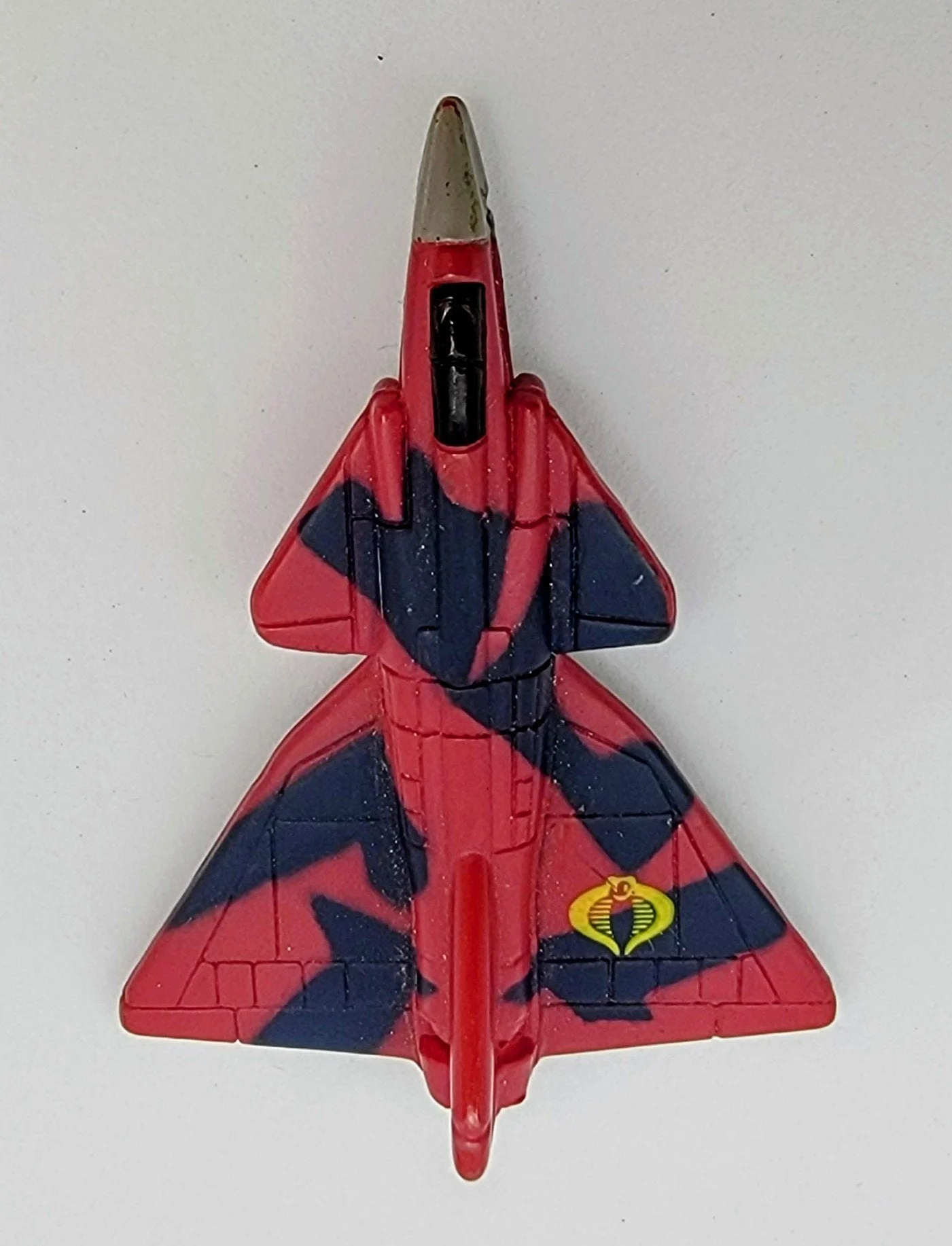 Micro Machines Military G.I. Joe Series Saab 37 Viggen Jet Fighter With Cobra Markings Miniature Toy MMAC2
