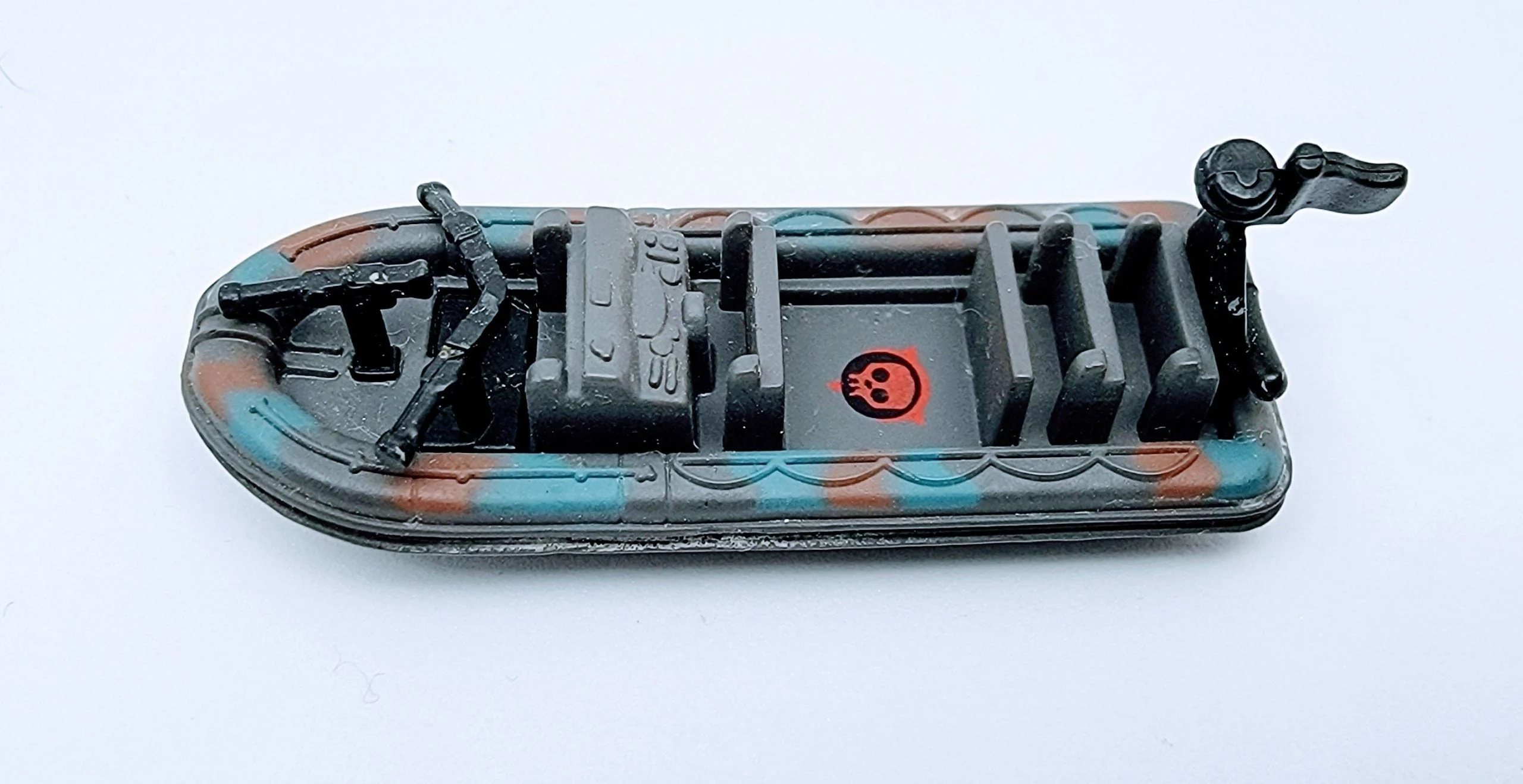 Micro Machines Military Navy RIB Rigid Inflatable Boat Terror Troops Miniature Toy MWAC2