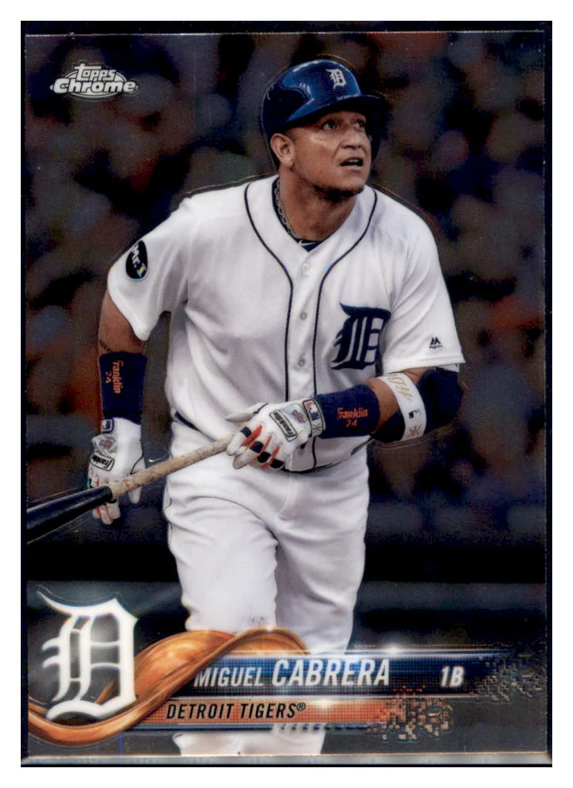 Miguel Cabrera 2018 Topps Chrome Edition - Detroit Tigers #26 Card M32P3_1a