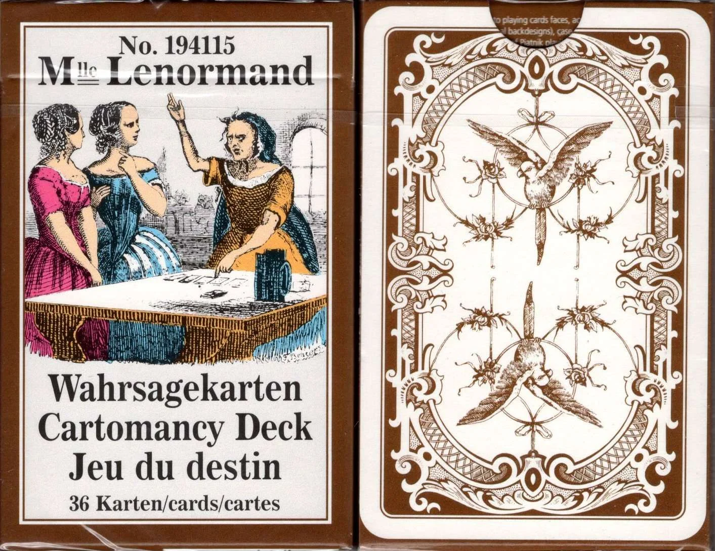 Mlle Lenormand Cartomancy Fortune Cards Piatnik