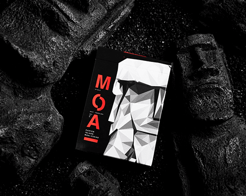 Moai Playing Cards - Red Edition