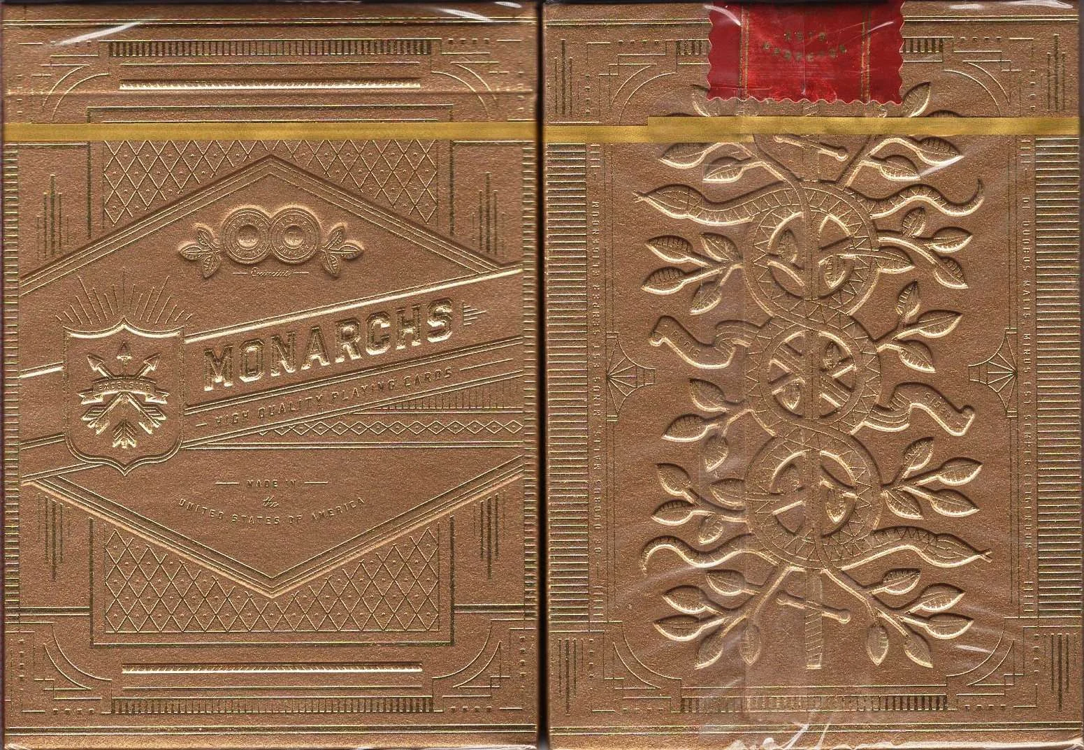 Monarch Gold Playing Cards USPCC
