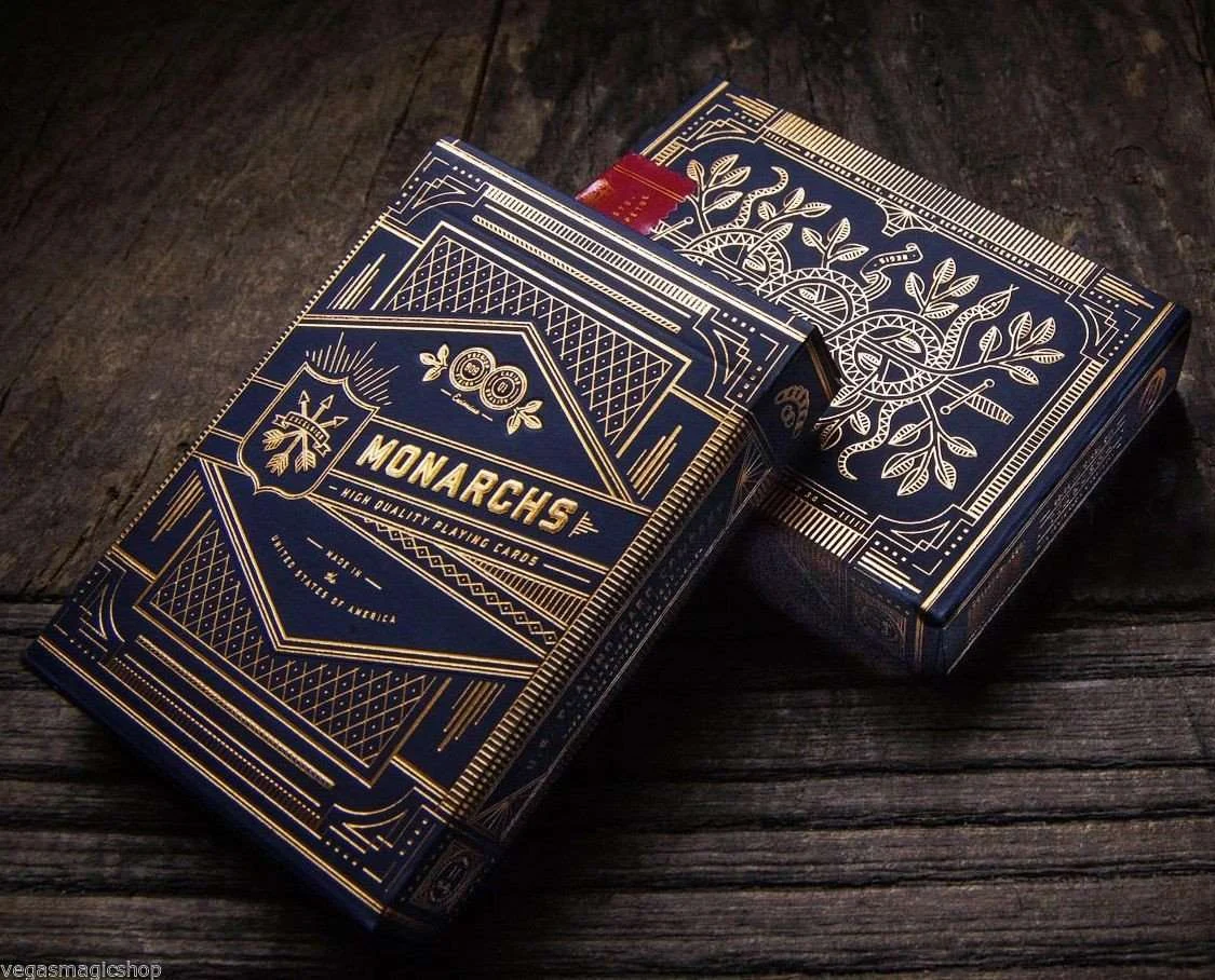 Monarchs Blue Playing Cards by Theory11 - A Deck Above the Rest