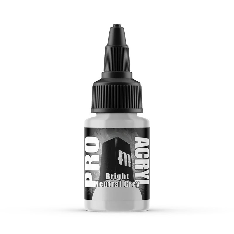 Monument Hobbies - Pro Acryl Standard Paint - Bright Neutral Grey