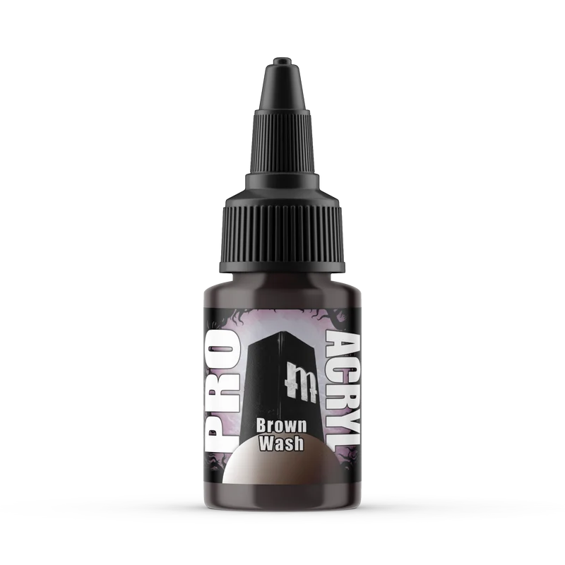 Monument Hobbies - Pro Acryl Standard Paint - Brown Wash
