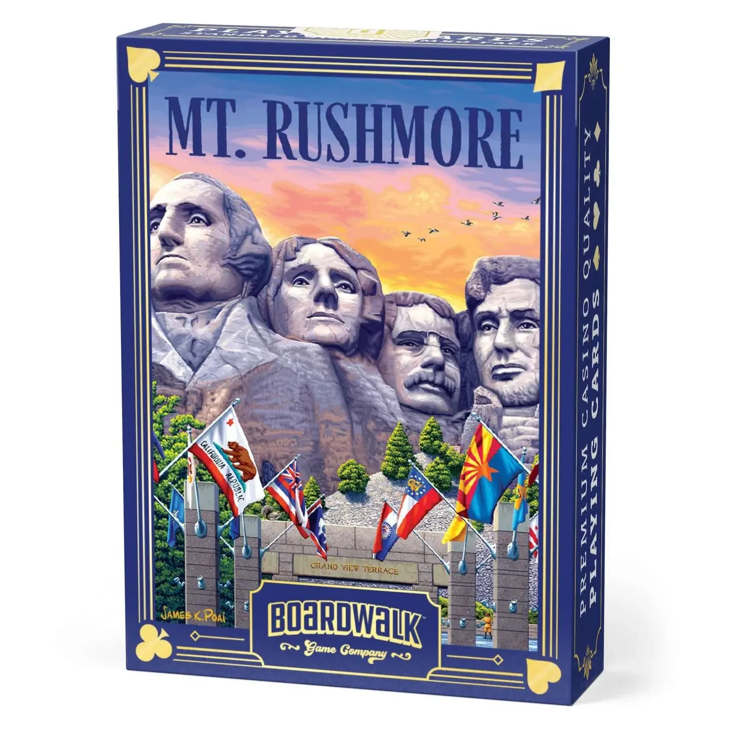 Mount Rushmore Playing Cards by Boardwalk – Poker Size Jumbo Index