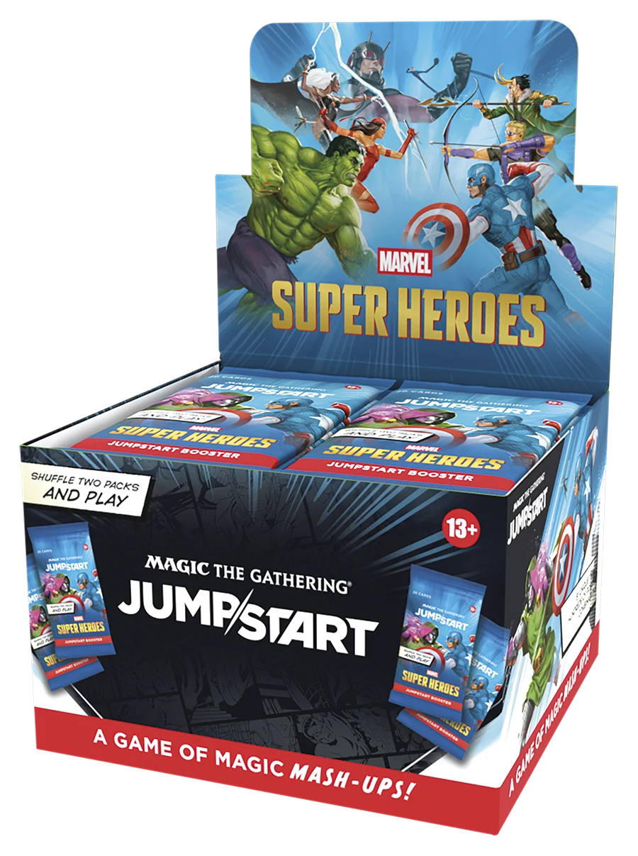 MTG Marvel Super Heroes Jumpstart Booster Display