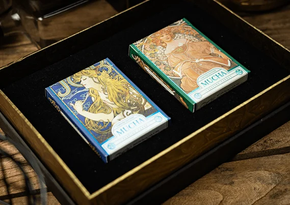 Mucha Mucha Holo Edition Box Set (2 Decks) Playing Cards