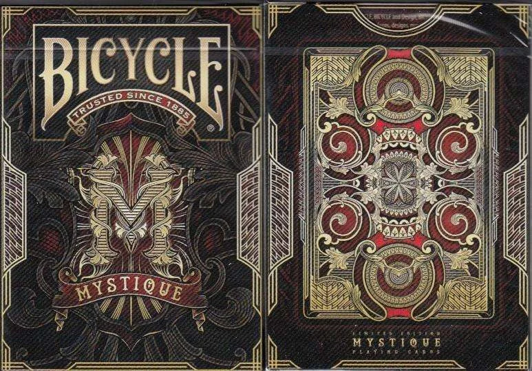 Mystique Red Bicycle Playing Cards