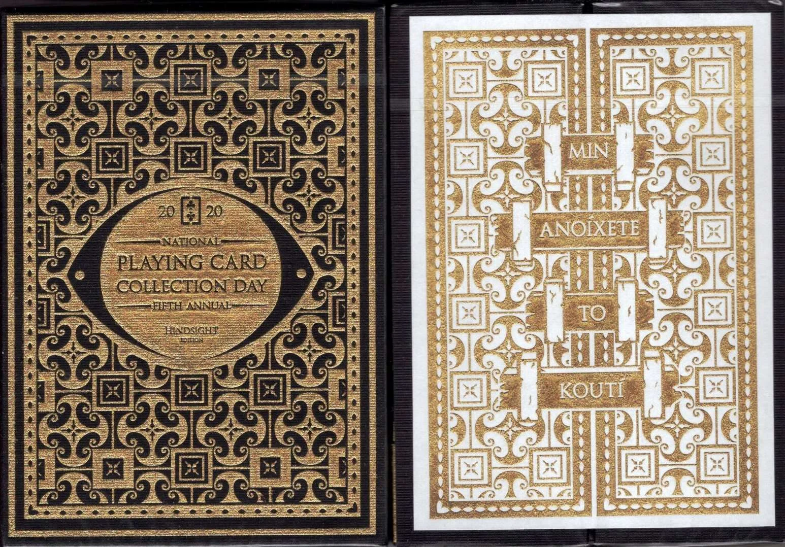 National Playing Card Collection Day 2020 Pandora's Box Gilded Destruction