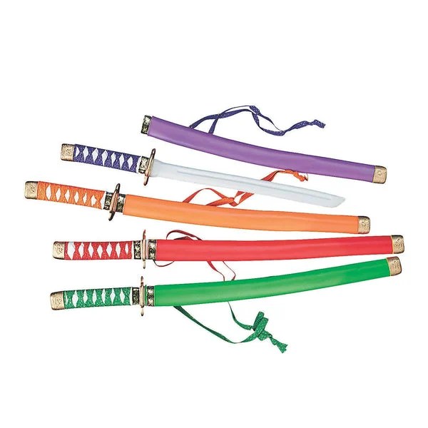 NEON SAMURAI SWORDS - Toys - 12 Pieces