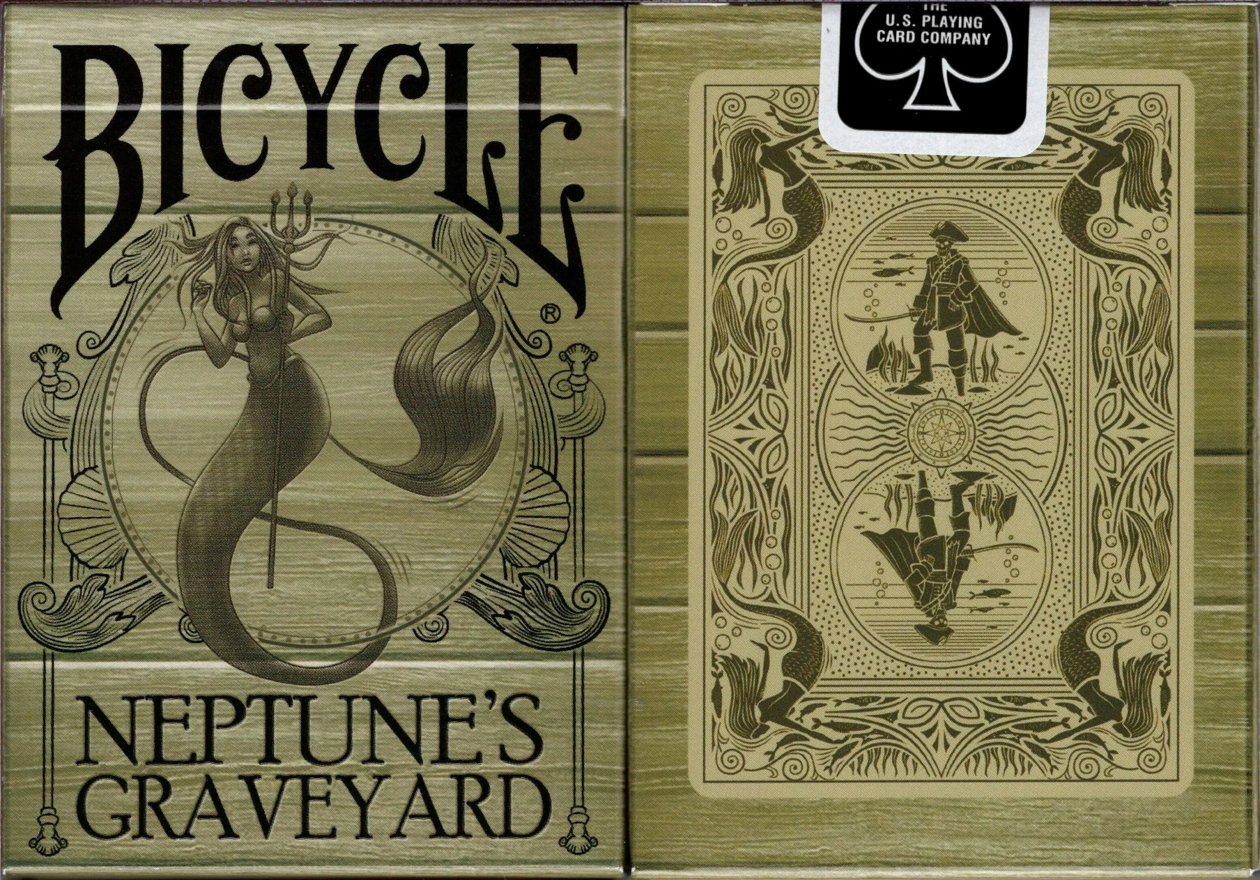 Neptune's Graveyard Bicycle Playing Cards V1