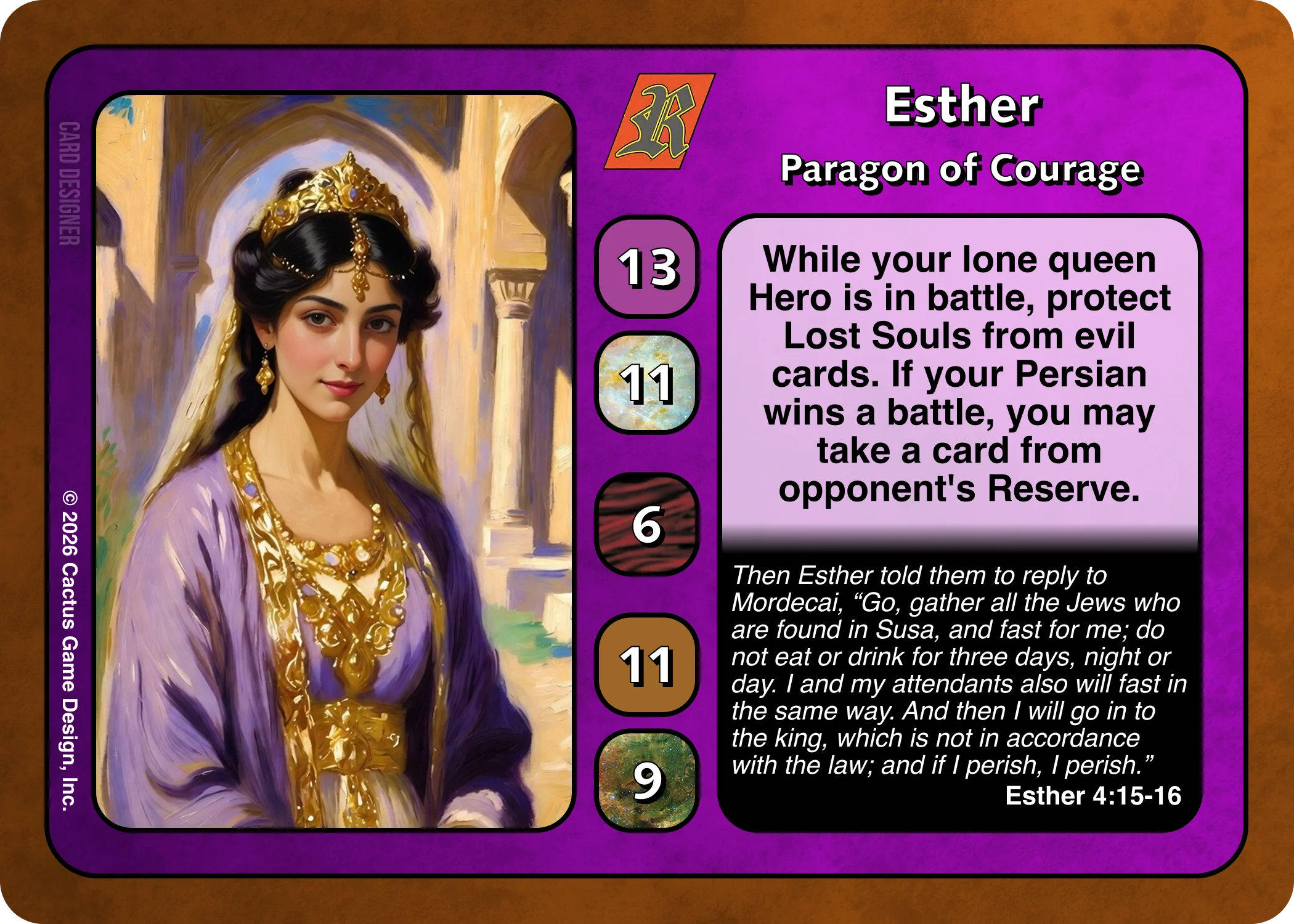 *New* Esther, Paragon of Courage