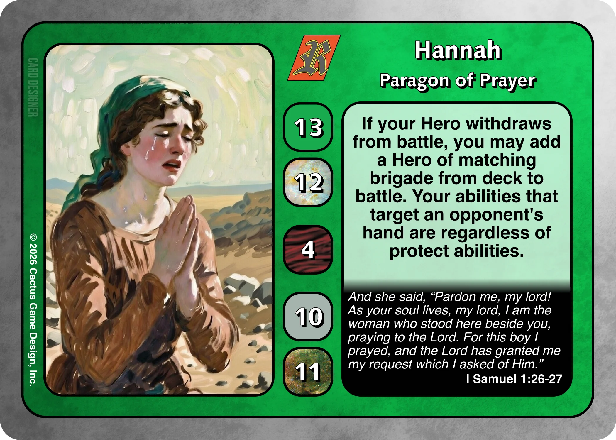 *New* Hannah, Paragon of Faith