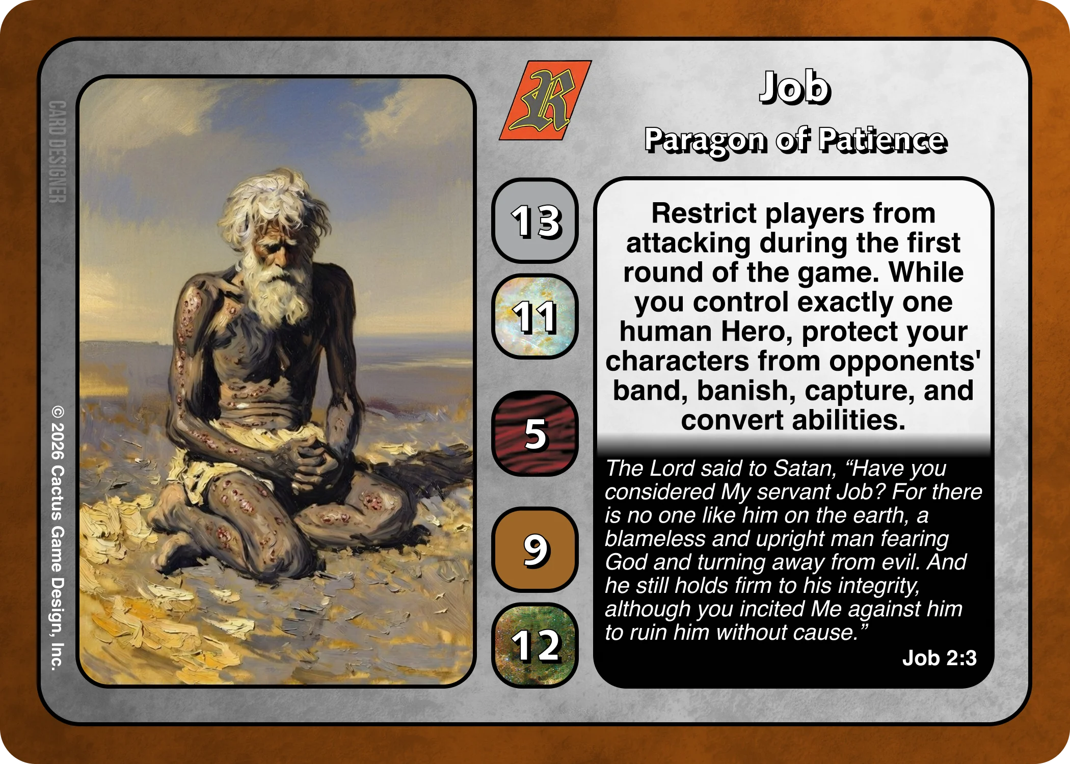 *New* Job, Paragon of Patience