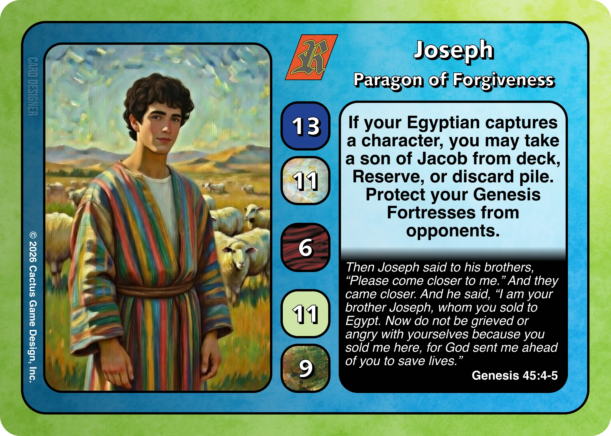 *New* Joseph, Paragon of Forgiveness