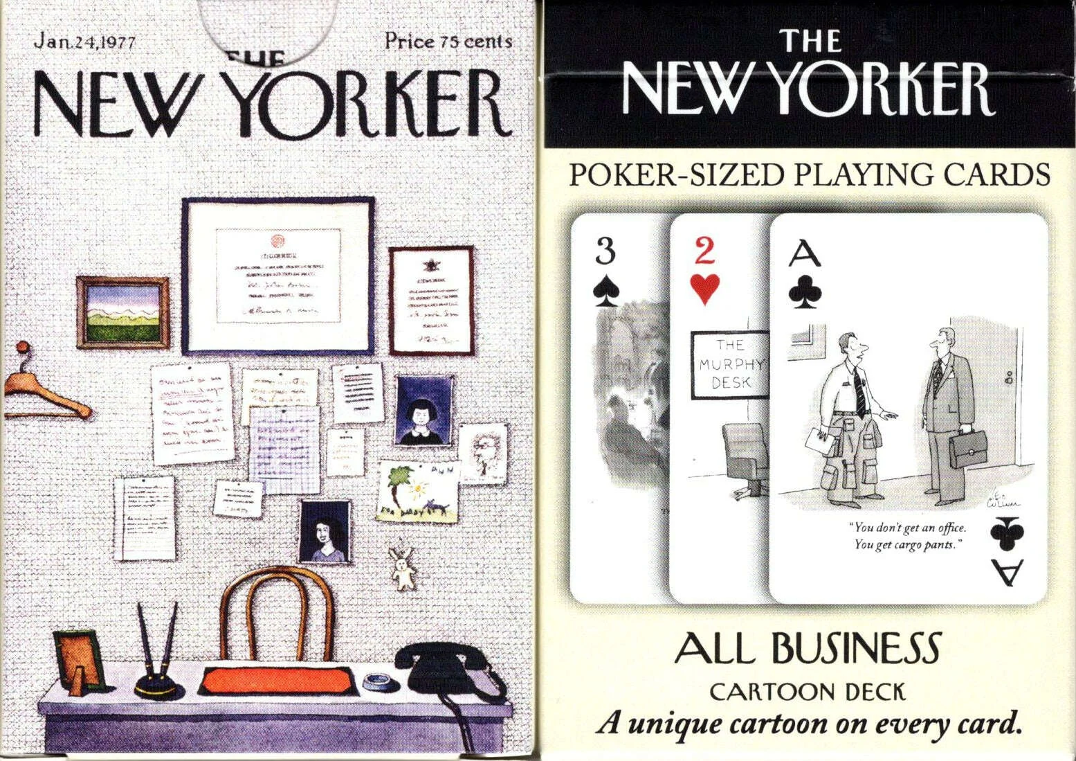 The New Yorker Business Cartoons Playing Cards NYPC