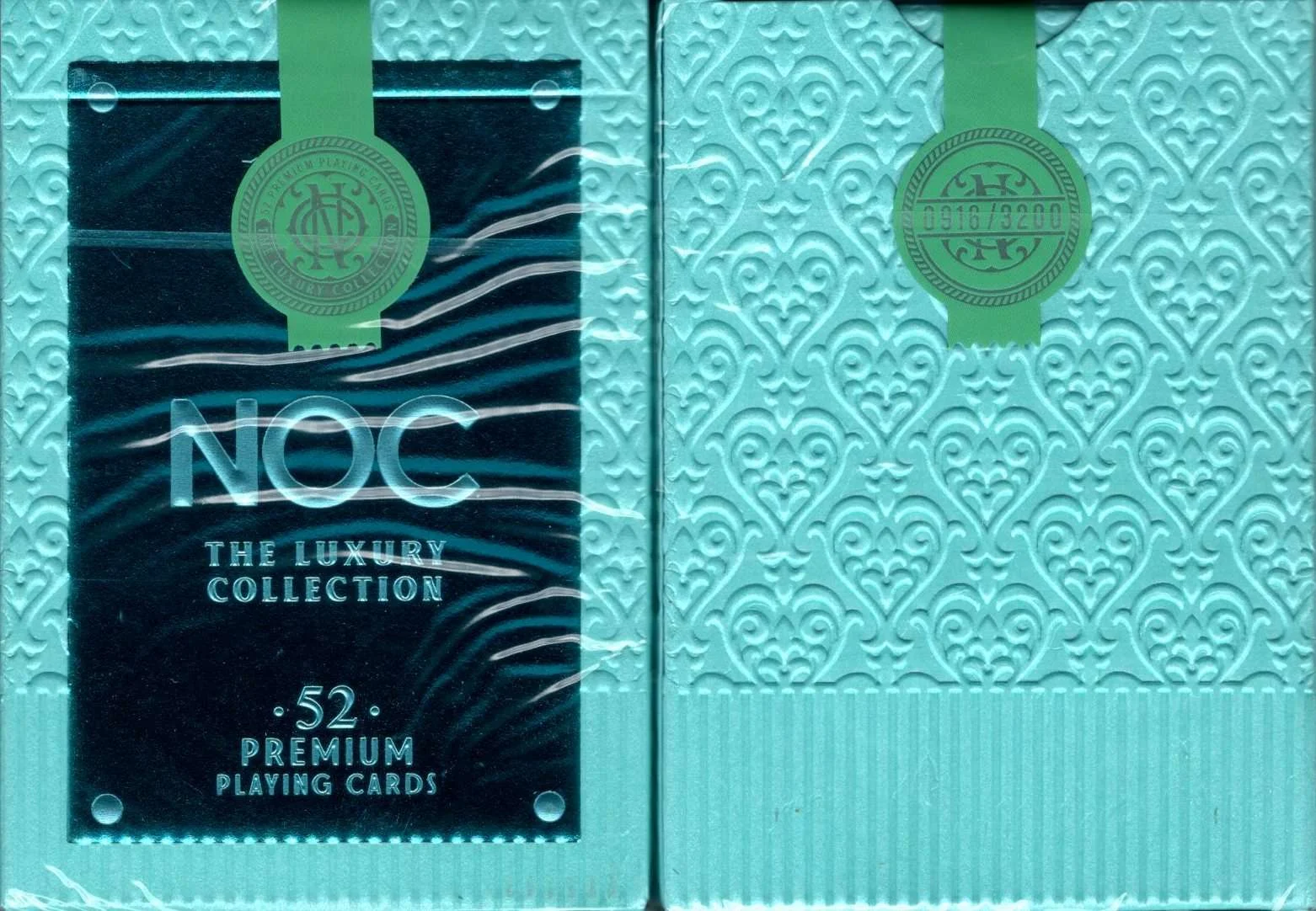 NOC Luxury Aquamarine Playing Cards Cartamundi