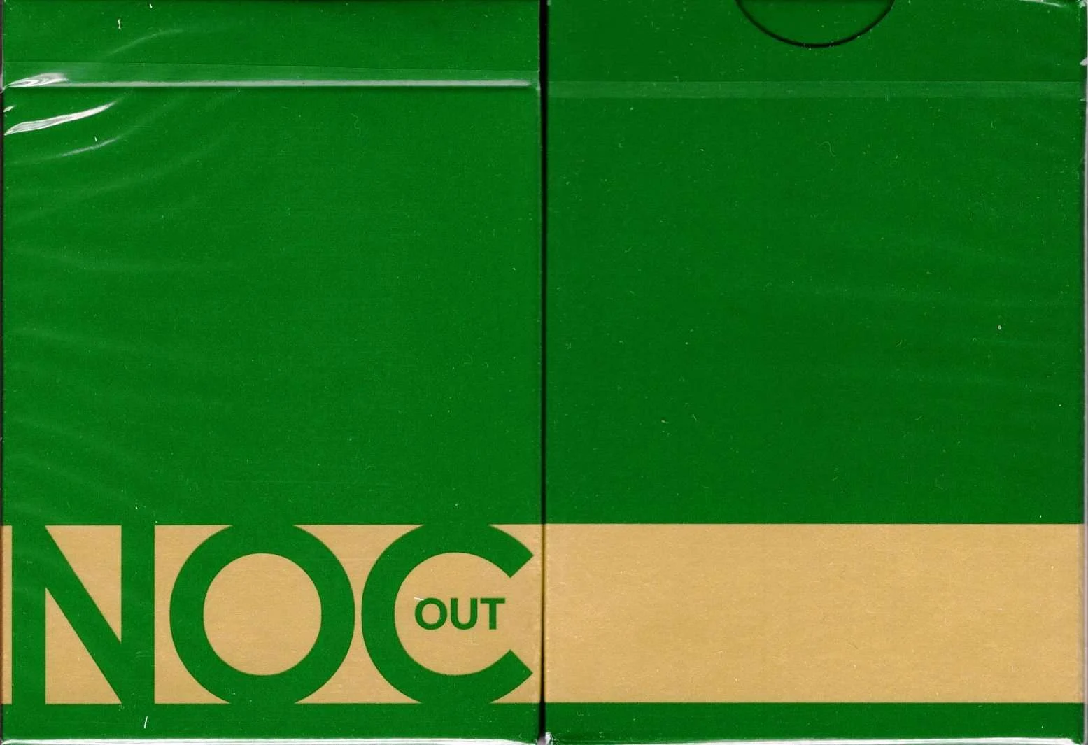 NOC Out Green Playing Cards USPCC