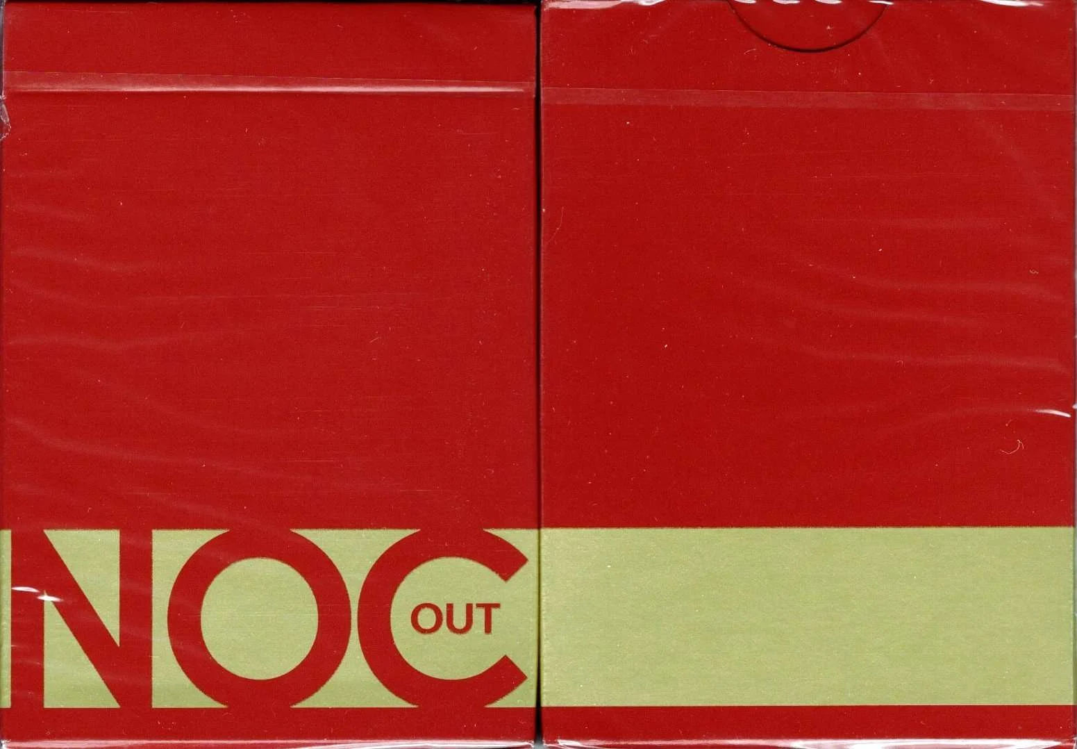NOC Out Red Gold v2 Playing Cards USPCC