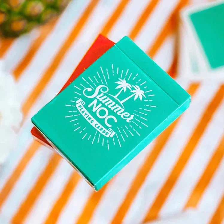 Noc Pro Sunrise Teal Summer Playing Cards
