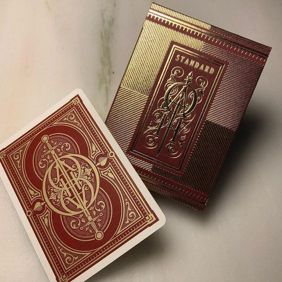 Oath Standard Playing Cards - Burgundy