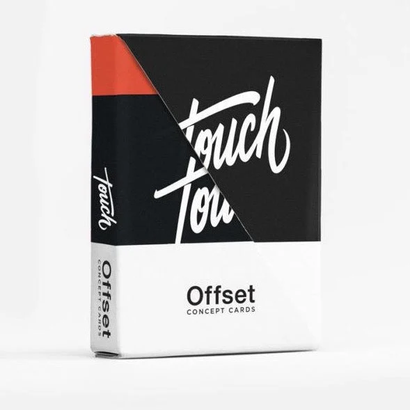 Offset Orange Playing Cards by Cardistry Touch