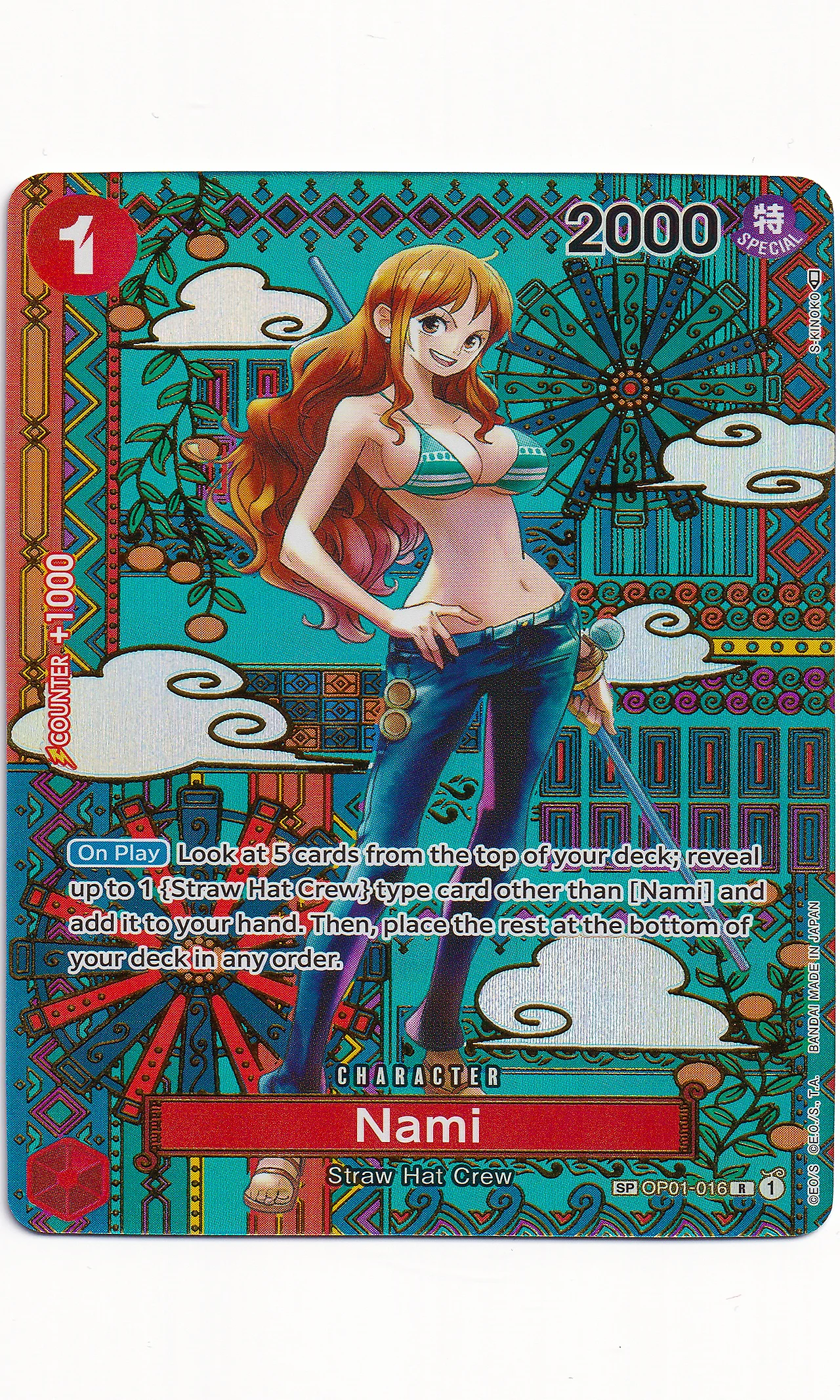 One Piece - #01-016 Nami (SP)
