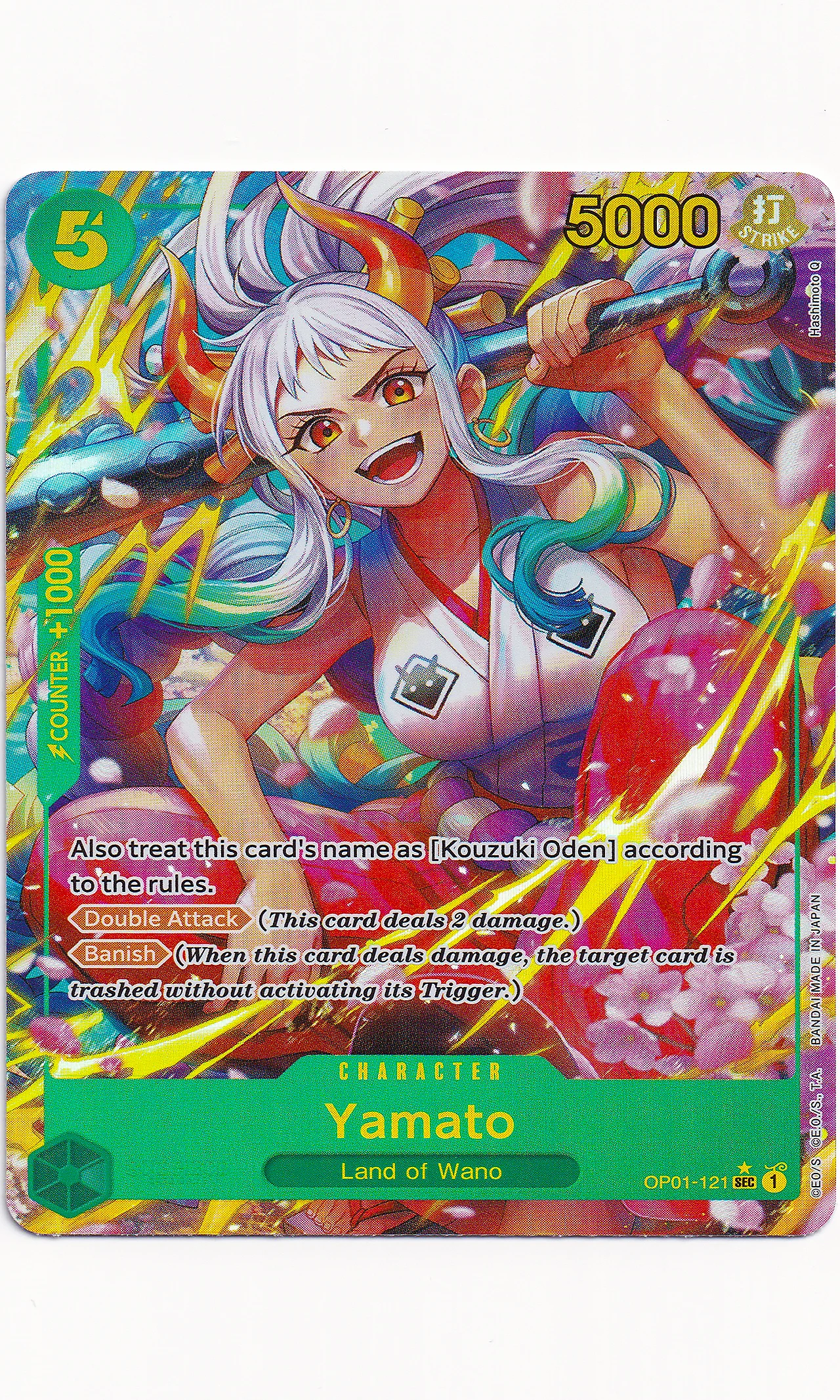 One Piece - #01-121 Yamato (Alternate Art)
