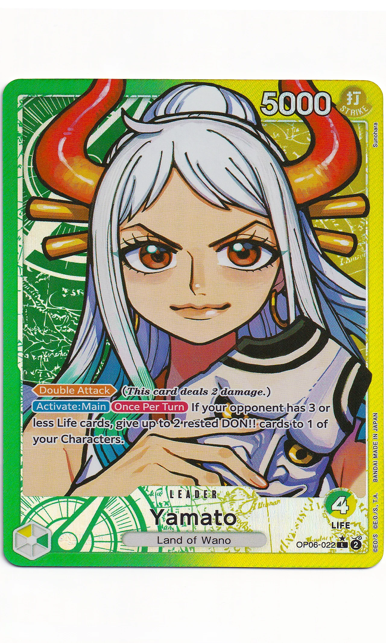 One Piece - #06-022 Yamato (Alternate Art - Leader)